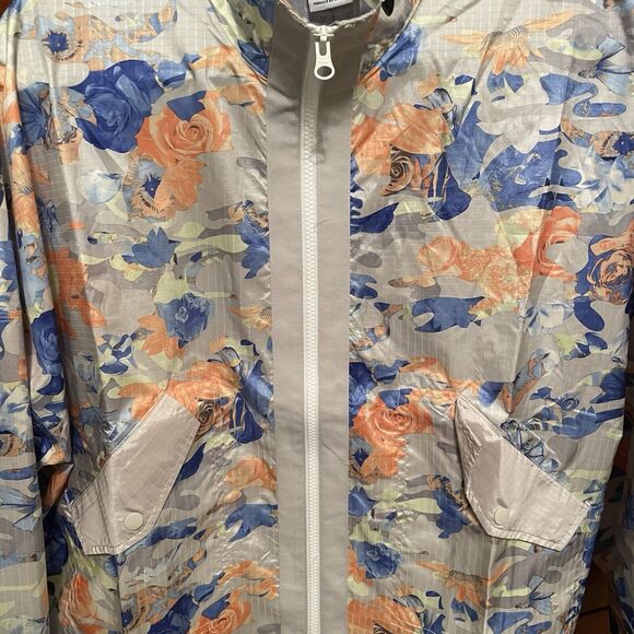 Nike Womens Woven Floral Track Zip Jacket Size L - CZ8184 072 Windbreaker NWT - Picture 12 of 16